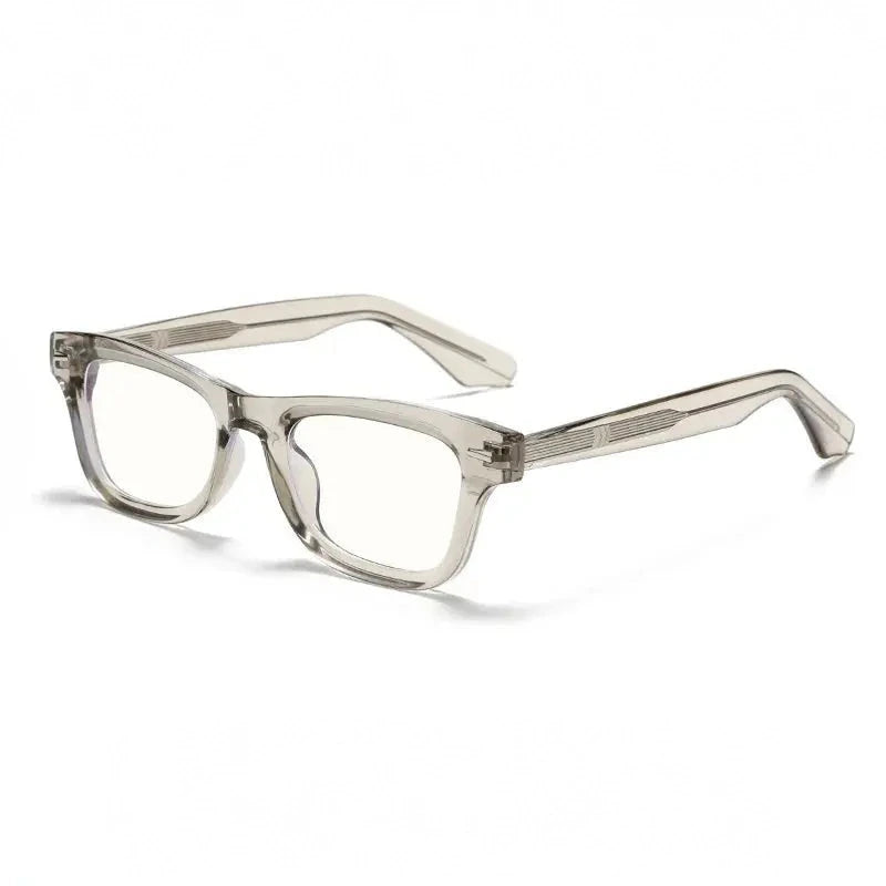 Xbora Unisex Full Rim Brow Line Square Tr 90 Alloy Eyeglasses 542529 - C4