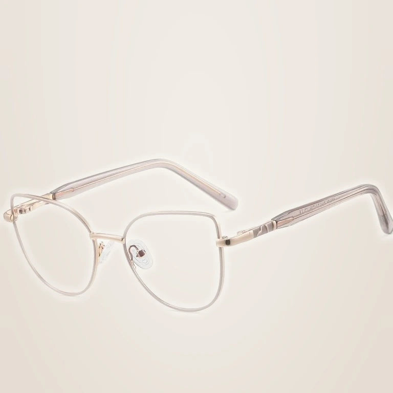 Xbora Unisex Full Rim Classic Pure Titanium Eyeglasses 85039 - C1