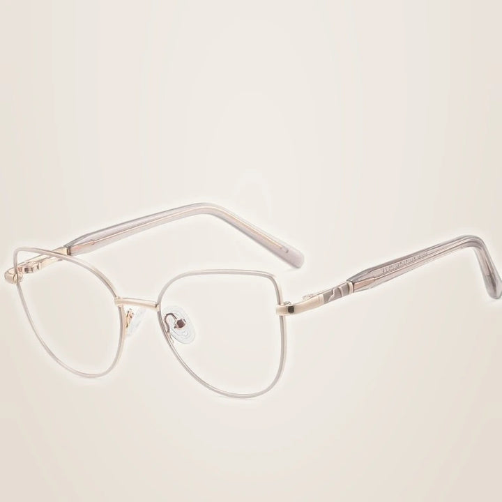 Xbora Unisex Full Rim Classic Pure Titanium Eyeglasses 85039 - C1