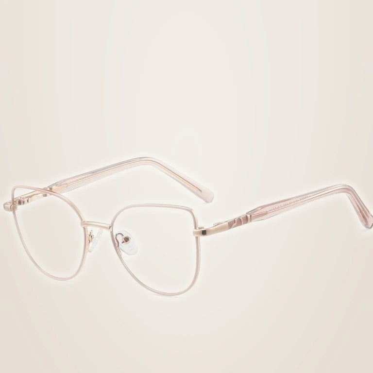 Xbora Unisex Full Rim Classic Pure Titanium Eyeglasses 85039 - C2