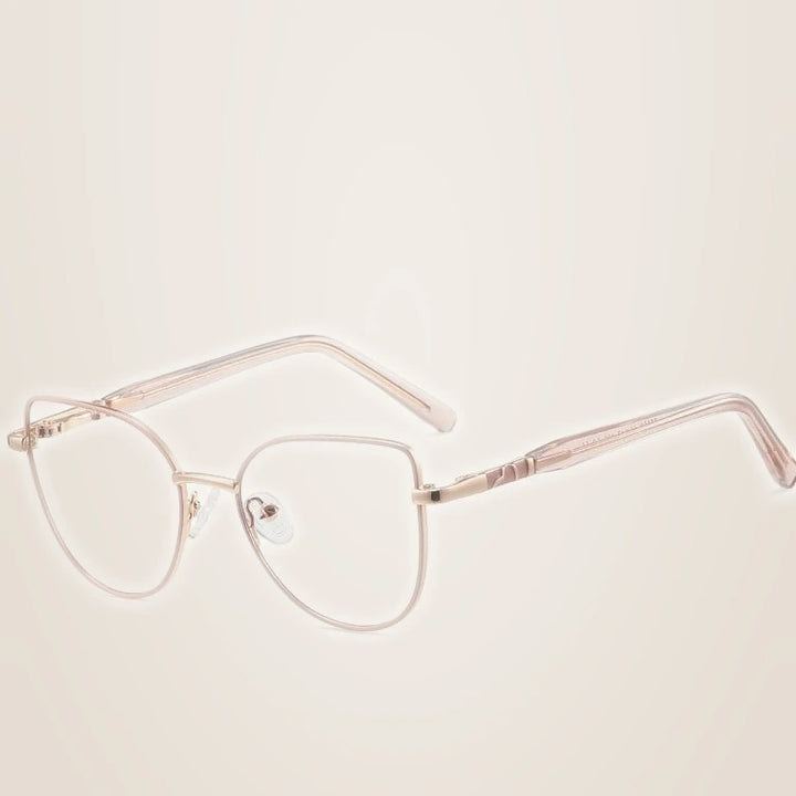 Xbora Unisex Full Rim Classic Pure Titanium Eyeglasses 85039 - C2