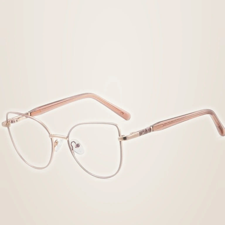 Xbora Unisex Full Rim Classic Pure Titanium Eyeglasses 85039 - C3