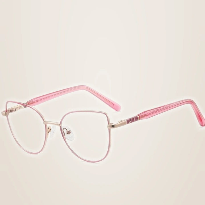 Xbora Unisex Full Rim Classic Pure Titanium Eyeglasses 85039 - C6
