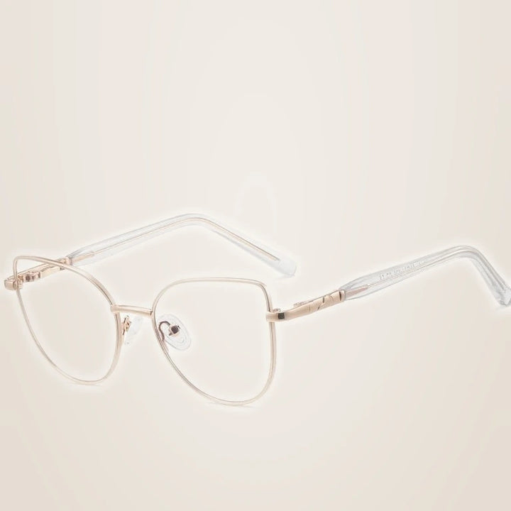 Xbora Unisex Full Rim Classic Pure Titanium Eyeglasses 85039 - C7