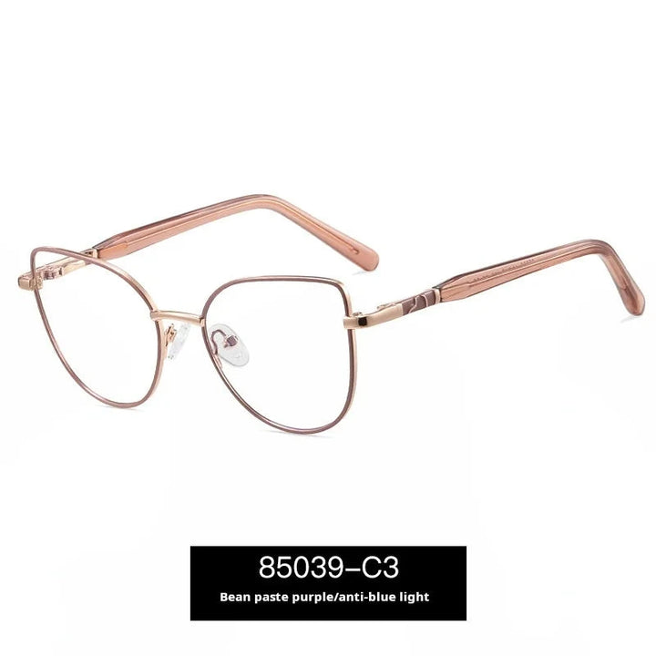 Xbora Unisex Full Rim Classic Pure Titanium Eyeglasses 85039 - Size Chart