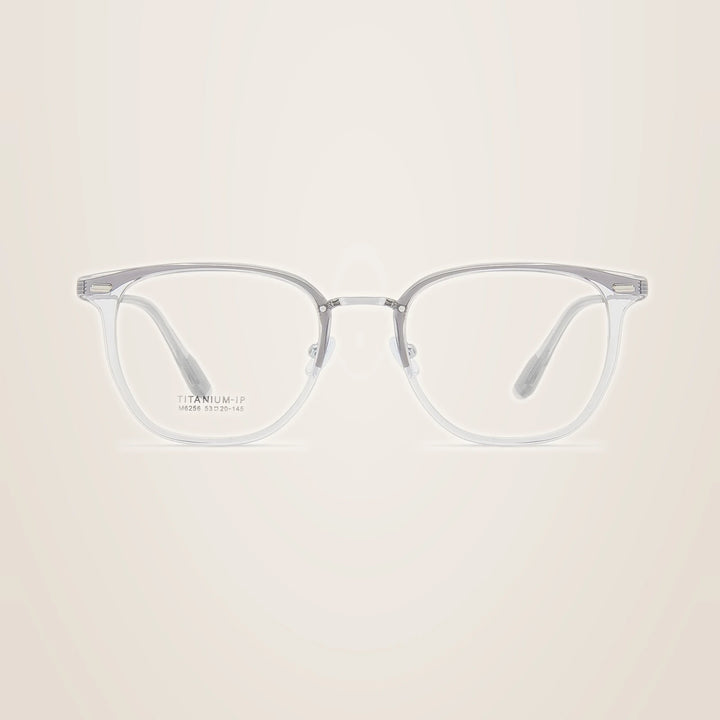 Xbora Unisex Full Rim Classic TR-90 Titanium Eyeglasses M6256 - C2