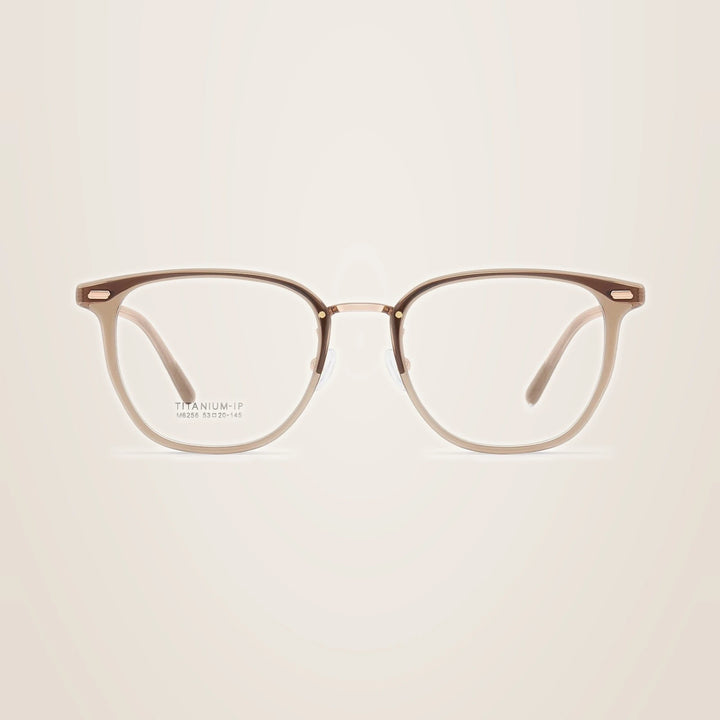 Xbora Unisex Full Rim Classic TR-90 Titanium Eyeglasses M6256 - C4