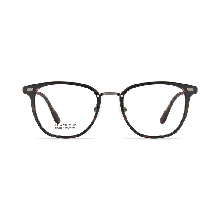 Xbora Unisex Full Rim Classic TR-90 Titanium Eyeglasses M6256 - C5