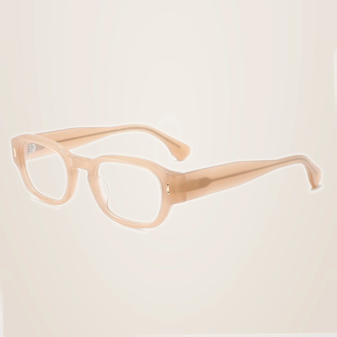 Xbora Unisex Full Rim Round Acetate Eyeglasses 8628 - C12
