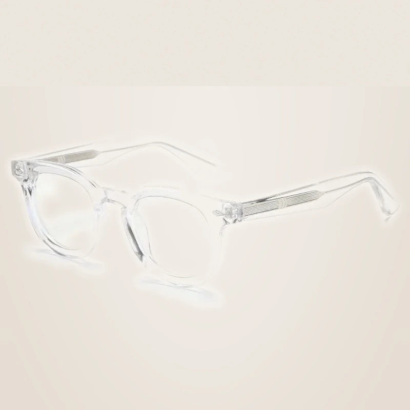 Xbora Unisex Full Rim Square Round Tr 90 Alloy Eyeglasses 542530 - C2