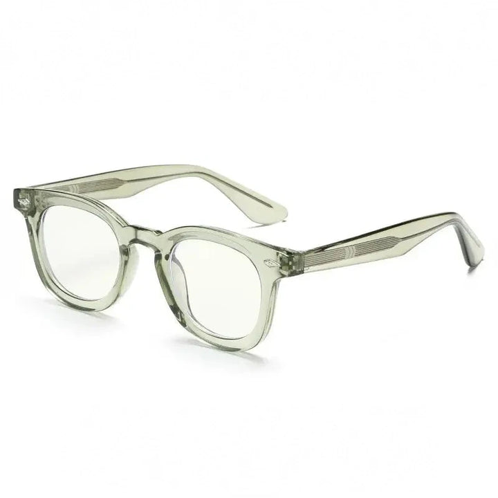 Xbora Unisex Full Rim Square Round Tr 90 Alloy Eyeglasses 542530 - C7