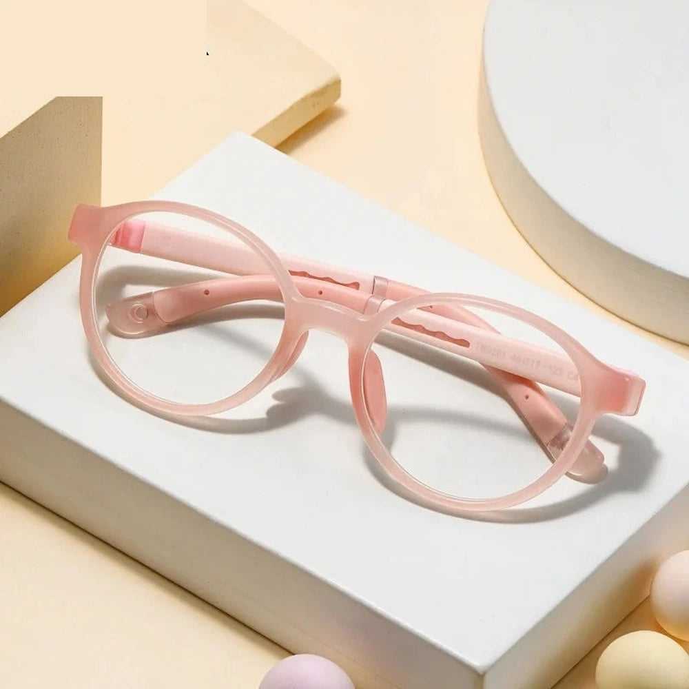 Xbora Unisex's Full Rim Round Plastic Eyeglasses 3201 - C6