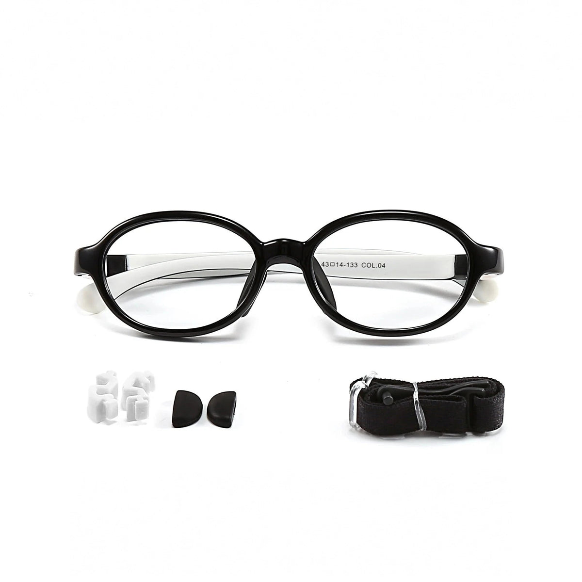 Yimaruili Unisex Full Rim Classic TR-90 Eyeglasses 9001 - C4
