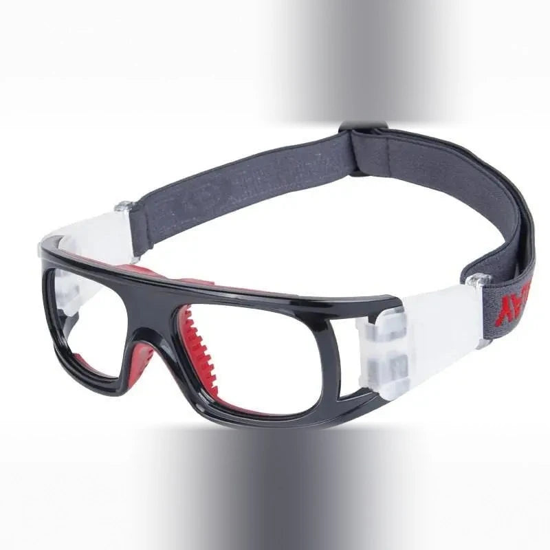 Yimaruili Unisex Full Rim Square Tr 90 Sports Eyeglasses SP0862 - Black Red