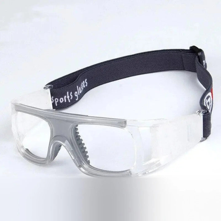Yimaruili Unisex Full Rim Square Tr 90 Sports Eyeglasses SP0862 - Transparent Grey