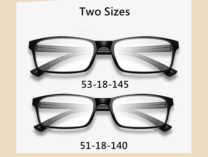 Yimaruili Unisex Full Rim TR 90 Resin Frame Customizable Lens Eyeglasses 6063 - L Frame And lens 2