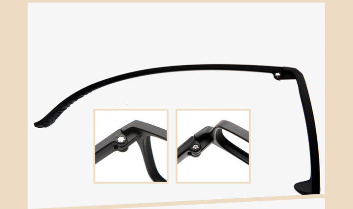 Yimaruili Unisex Full Rim TR 90 Resin Frame Customizable Lens Eyeglasses 6063 - S  Frame And lens 2