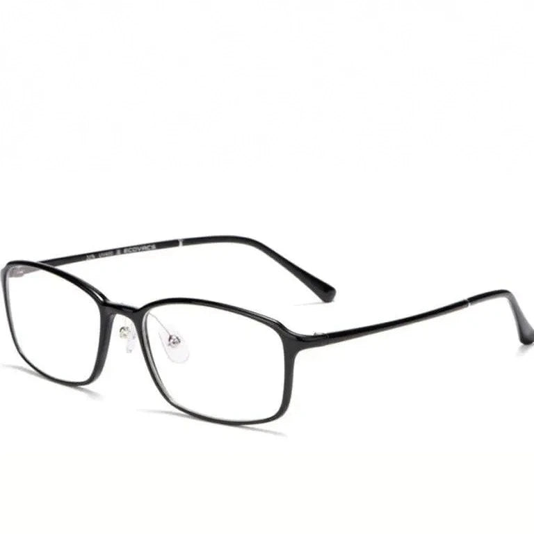 Yimaruili Unisex Full Rim TR 90 Resin Frame Eyeglasses M8003 - Black / China