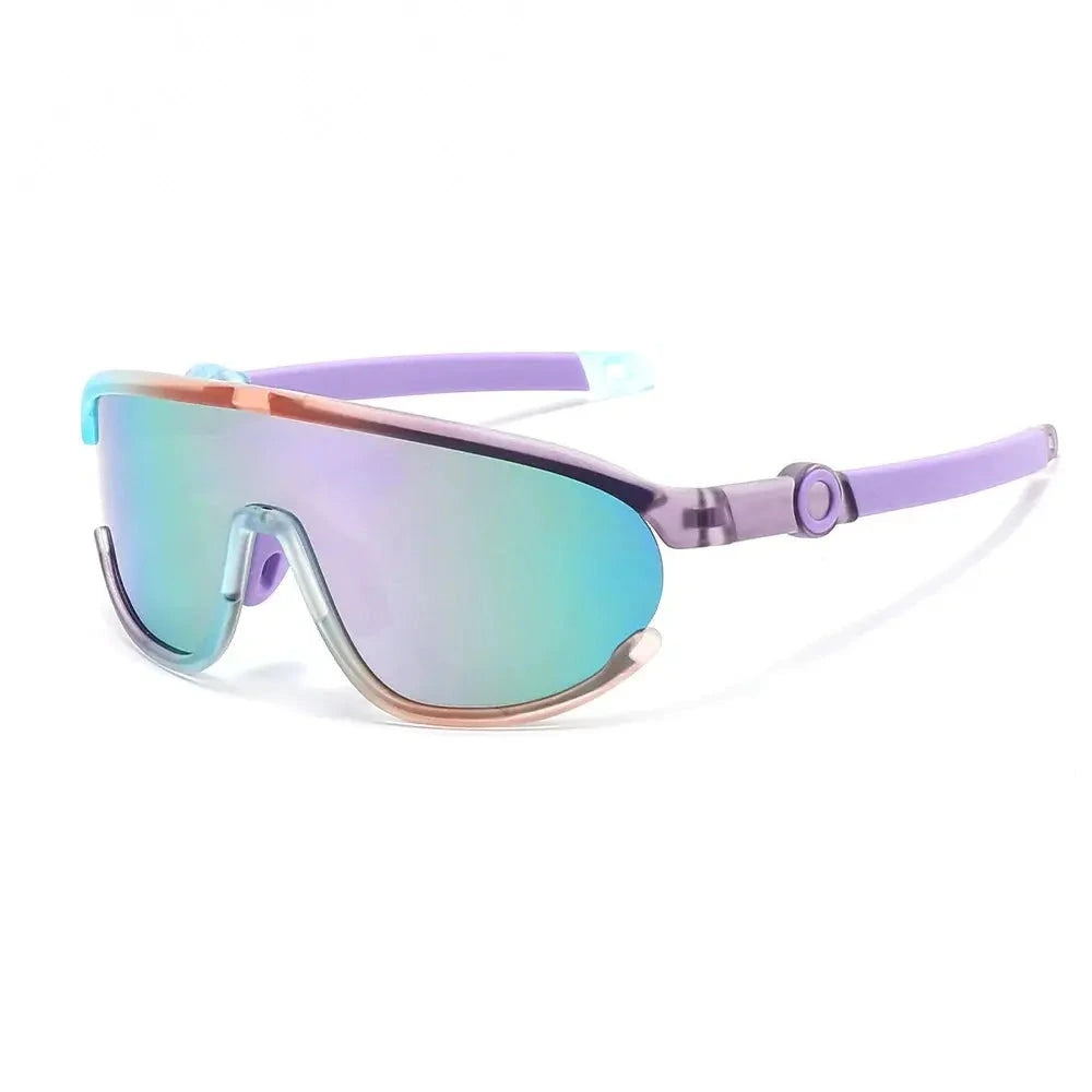 Yimaruili Unisex Youth Full Rim Goggle Lens Tr 90 Tpee Sunglasses 662526 - Big KB2025 C2