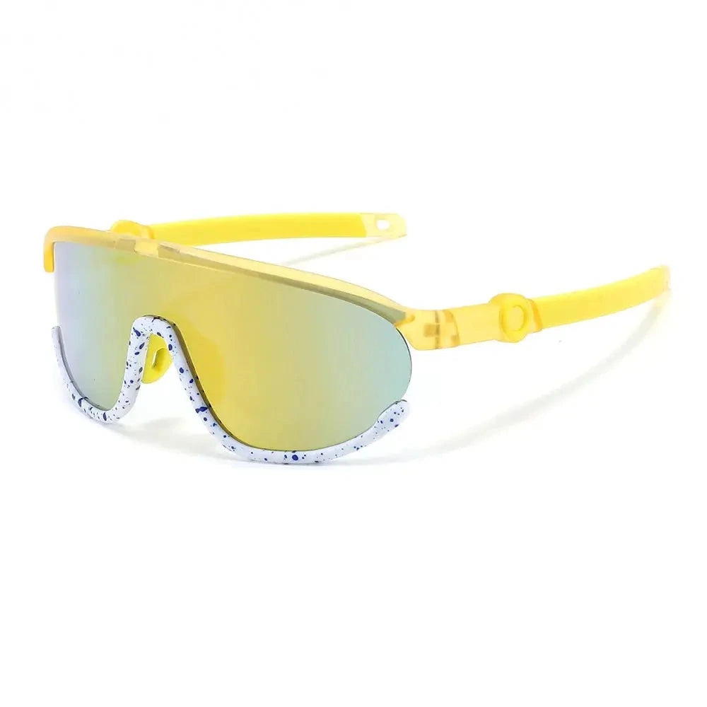 Yimaruili Unisex Youth Full Rim Goggle Lens Tr 90 Tpee Sunglasses 662526 - Big KB2025 C3