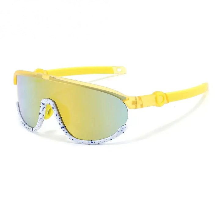 Yimaruili Unisex Youth Full Rim Goggle Lens Tr 90 Tpee Sunglasses 662526 - Big KB2025 C3