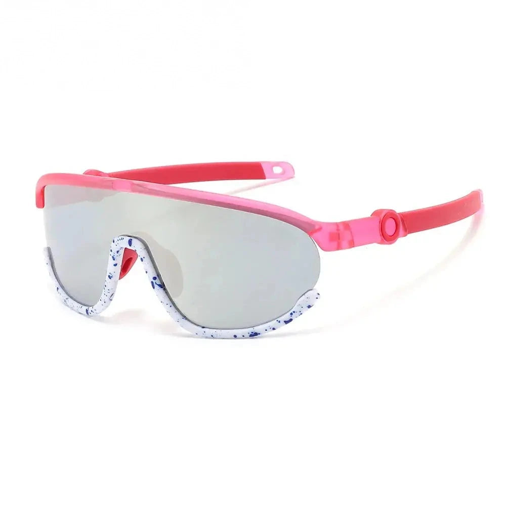 Yimaruili Unisex Youth Full Rim Goggle Lens Tr 90 Tpee Sunglasses 662526 - Big KB2025 C8