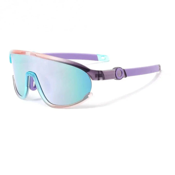 Yimaruili Unisex Youth Full Rim Goggle Lens Tr 90 Tpee Sunglasses 662526 - Small KB2026 C2