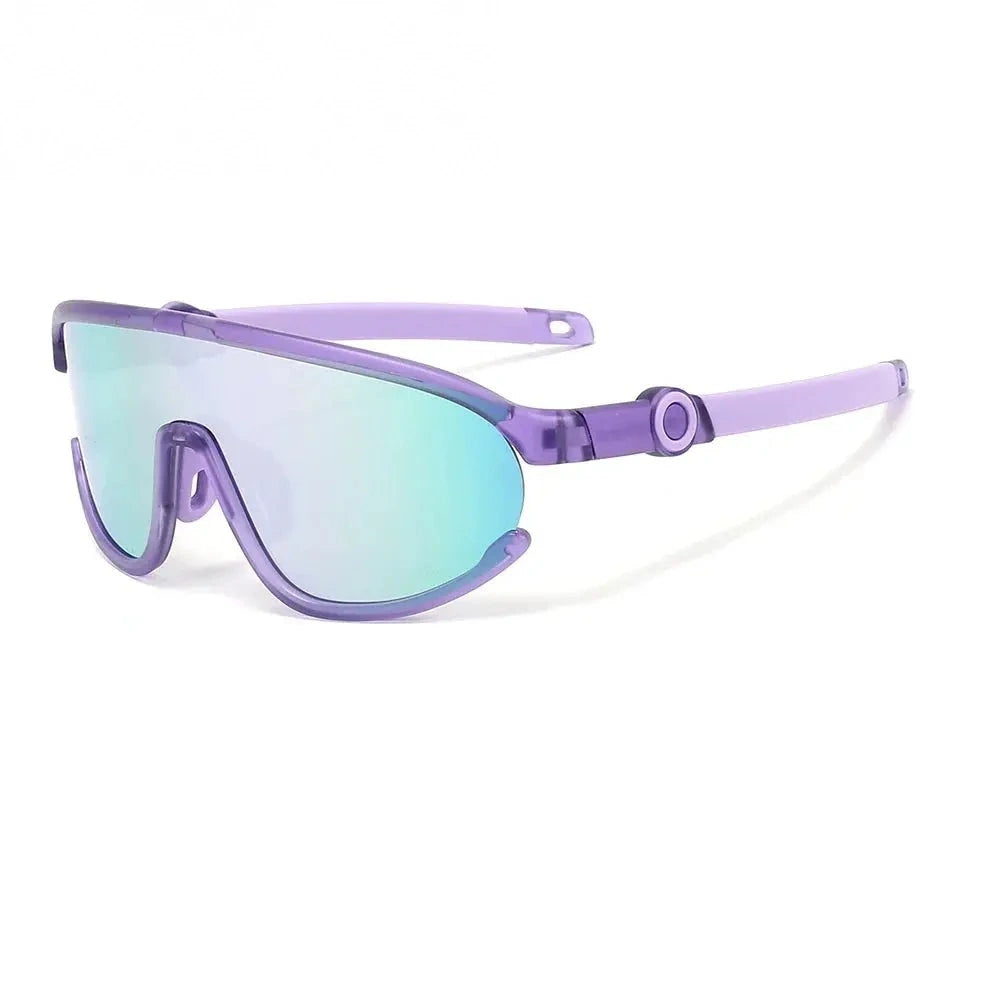 Yimaruili Unisex Youth Full Rim Goggle Lens Tr 90 Tpee Sunglasses 662526 - Small KB2026 C5