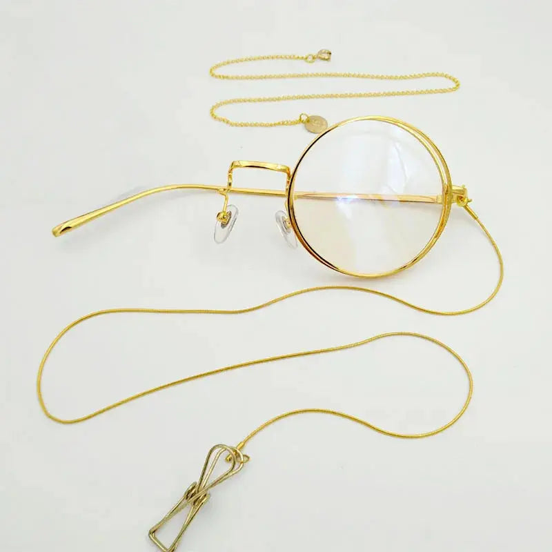 Yujo Unisex Cosplay Full Rim Alloy Monocle Gr7763 - Silver right eye 3