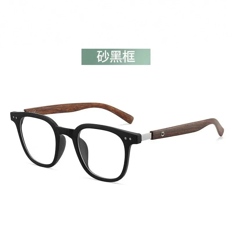 Zirosat Unisex Full Rim Big Square Tr 90 Alloy Eyeglasses 83026 - C3