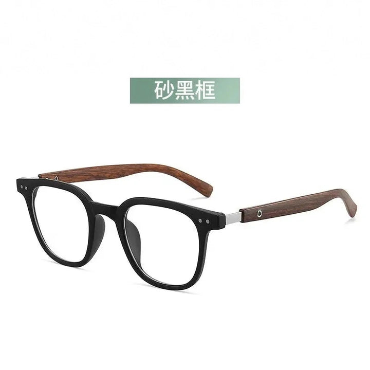 Zirosat Unisex Full Rim Big Square Tr 90 Alloy Eyeglasses 83026 - C3