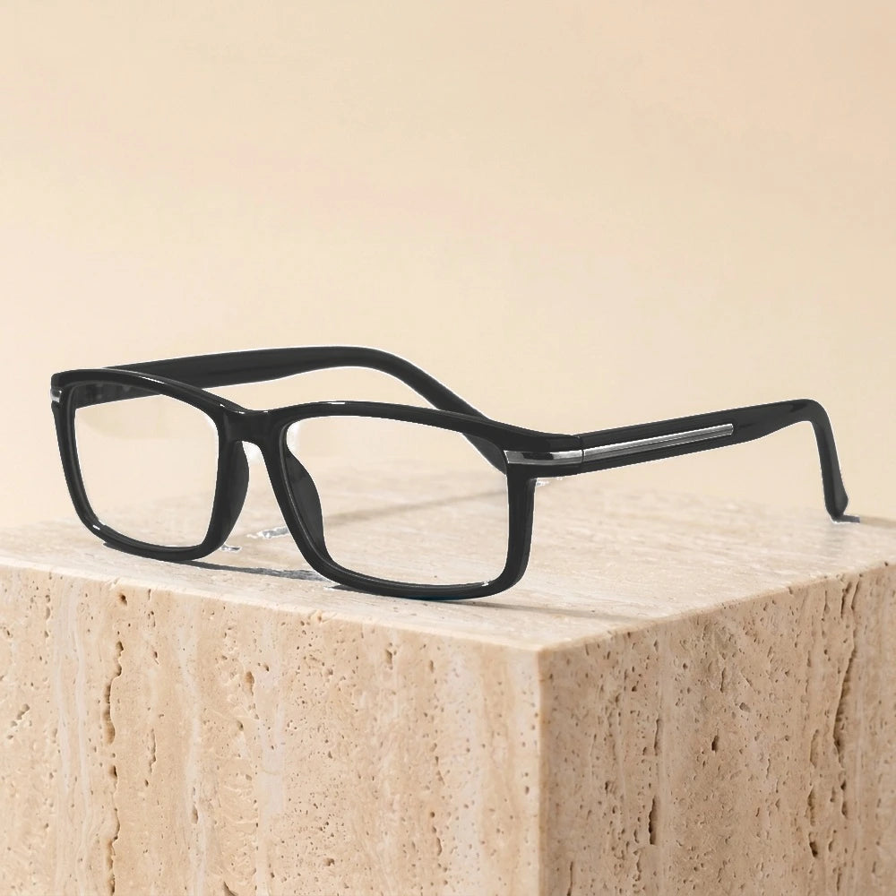 Zirosat Unisex Full Rim Round Square Tr 90 Acetate Eyeglasses 11442 - C4