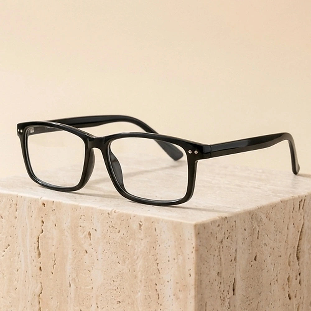 Zirosat Unisex Full Rim Round TR90 Prescription Eyeglasses 33005 - C1