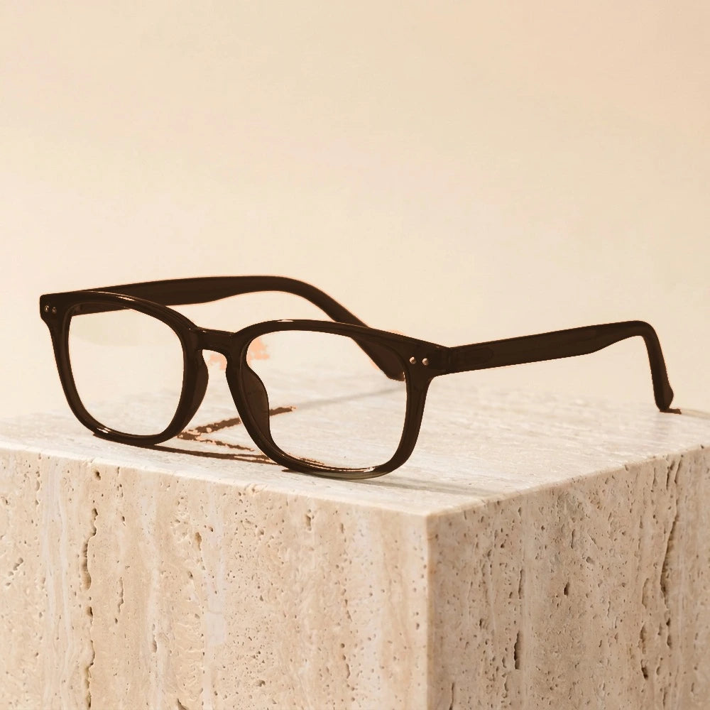 Zirosat Unisex Full Rim Round TR90 Prescription Eyeglasses 22315 - C20