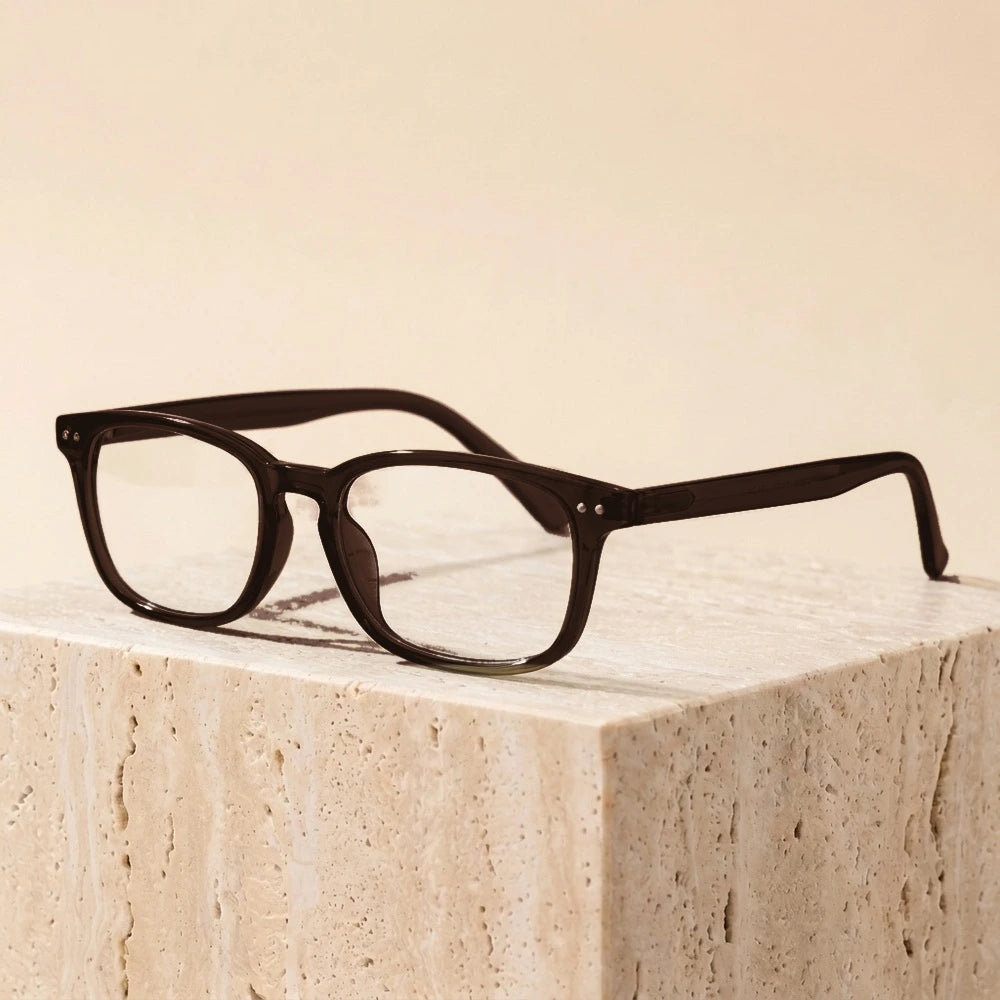 Zirosat Unisex Full Rim Round TR90 Prescription Eyeglasses 22315 - C23