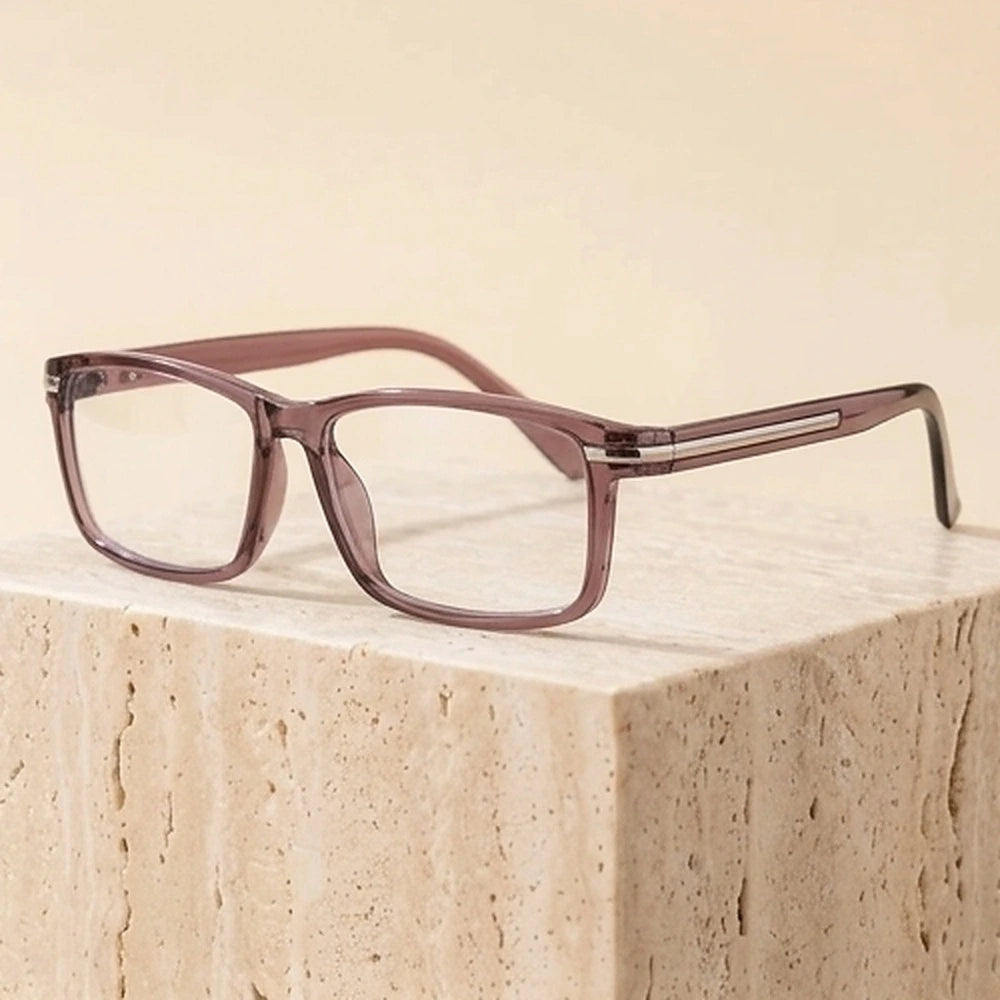 Zirosat Unisex Full Rim Round TR90 Prescription Eyeglasses 1329 - C4
