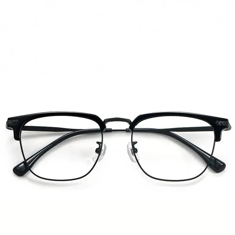 Zirosat Unisex Full Rim Square Alloy Eyeglasses 22601 - C3