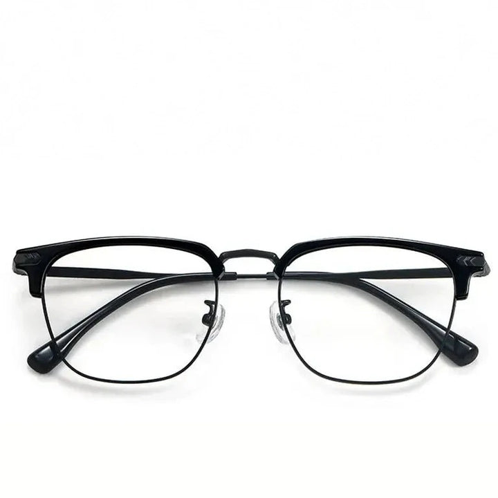 Zirosat Unisex Full Rim Square Alloy Eyeglasses 22601 - C3