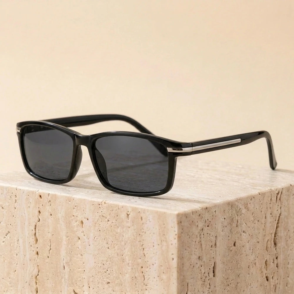Zirosat Unisex Full Rim Square Alloy Foldable Sunglasses WT7901 - C01-P109