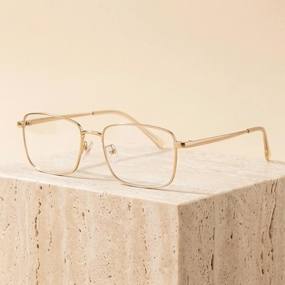 Zirosat Unisex Full Rim Square Titanium Eyeglasses 68012 - C3