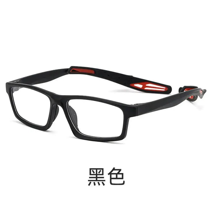 Zirosat Unisex Full Rim Square Ultem Titanium Sport Eyeglasses 121219 - C5