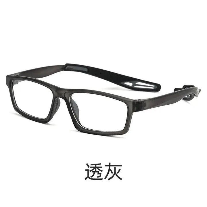 Zirosat Unisex Full Rim Square Ultem Titanium Sport Eyeglasses 121219 - C2