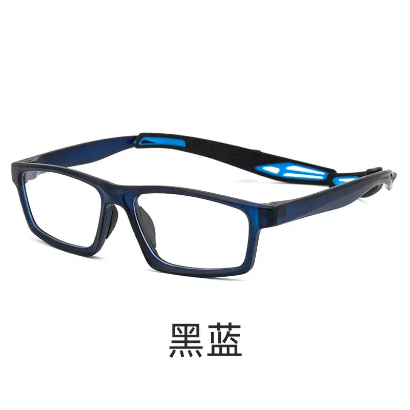 Zirosat Unisex Full Rim Square Ultem Titanium Sport Eyeglasses 121219 - C1