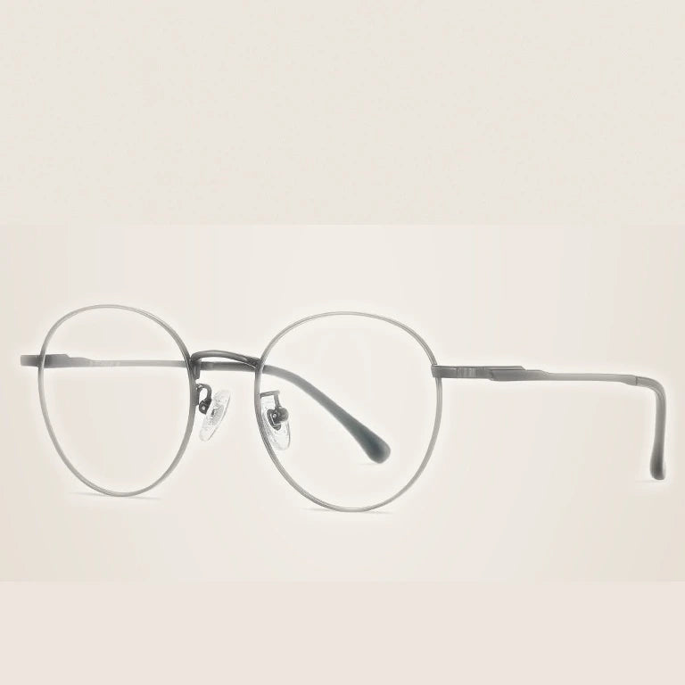 Zirosat Women's Full Rim Oval Round Titanium Eyeglasses 62113 - C1