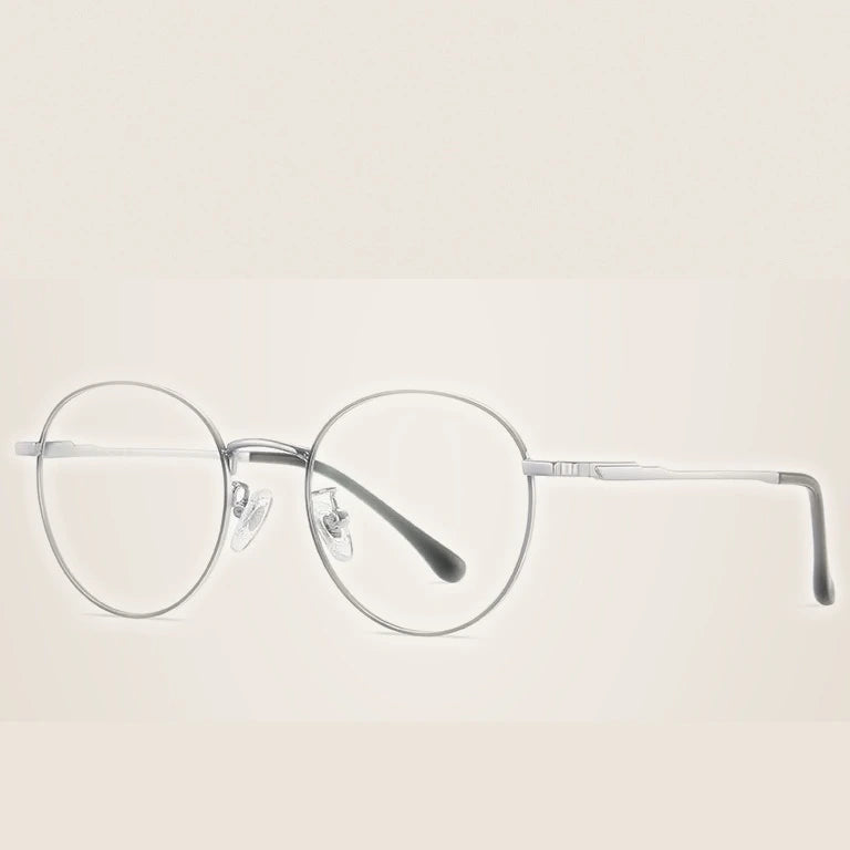 Zirosat Women's Full Rim Oval Round Titanium Eyeglasses 62113 - C2