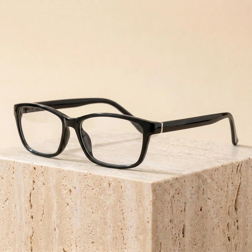 Zirosat Women's Full Rim Square Cat Eye Tr 90 Titanium Eyeglasses 12918 - C1