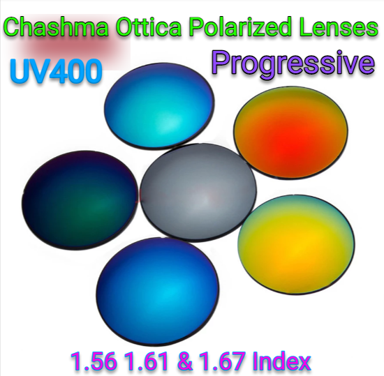 Chashma Ottica Progressive Polarized Tinted Lenses Lenses Chashma Ottica Lenses   