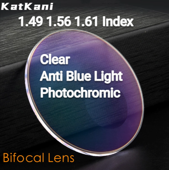 Katkani Flat Top Bifocal Lenses Lenses KatKani Eyeglass Lenses   