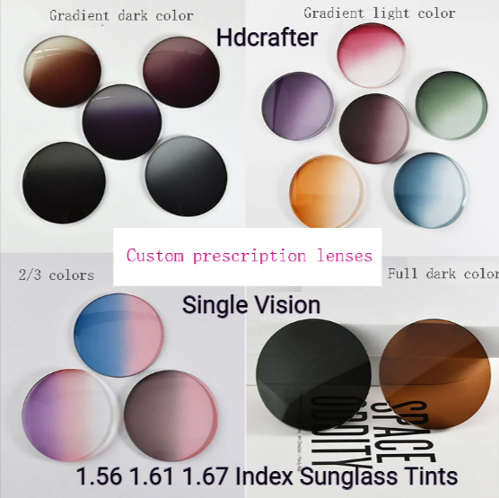 Hdcrafter Single Vision Polyurethane Sunglass Lenses Lenses Hdcrafter Sunglass Lenses   