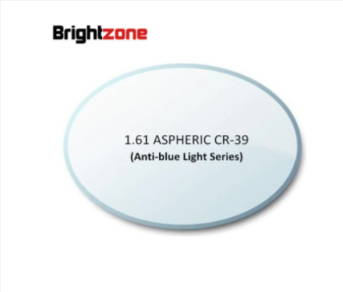 Brightzone 1.61 Index Aspheric Anti Blue Light Clear Lenses Lenses Brightzone Lenses   